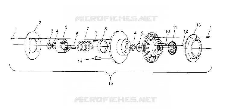 DRIVEN CLUTCH ASSEMBLY XLT 0950756, XLT SKS 0950556,  XLT SKS EURO E950556 (4928842884C004)