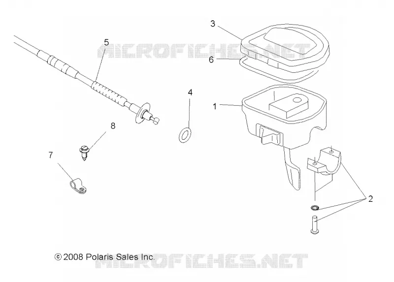 CONTROLS   THROTTLE  ASM. AND CABLE