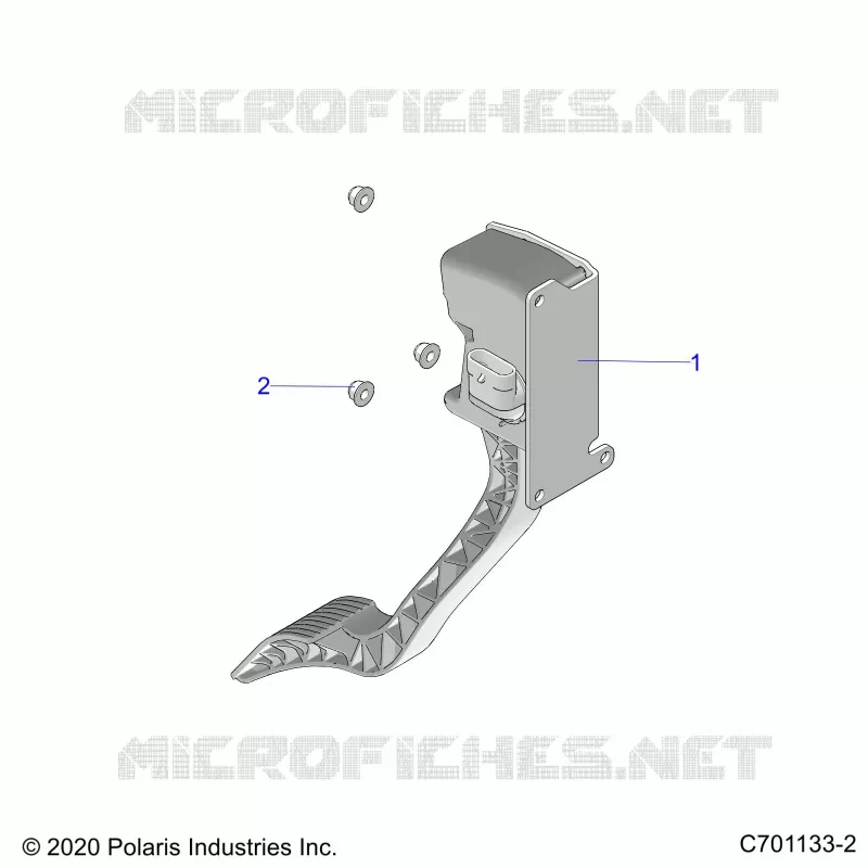 ENGINE, THROTTLE PEDAL