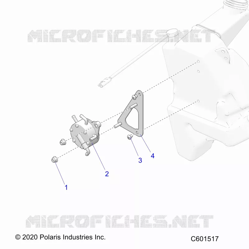 FUEL SYSTEM, FUEL PUMP MOUNTING