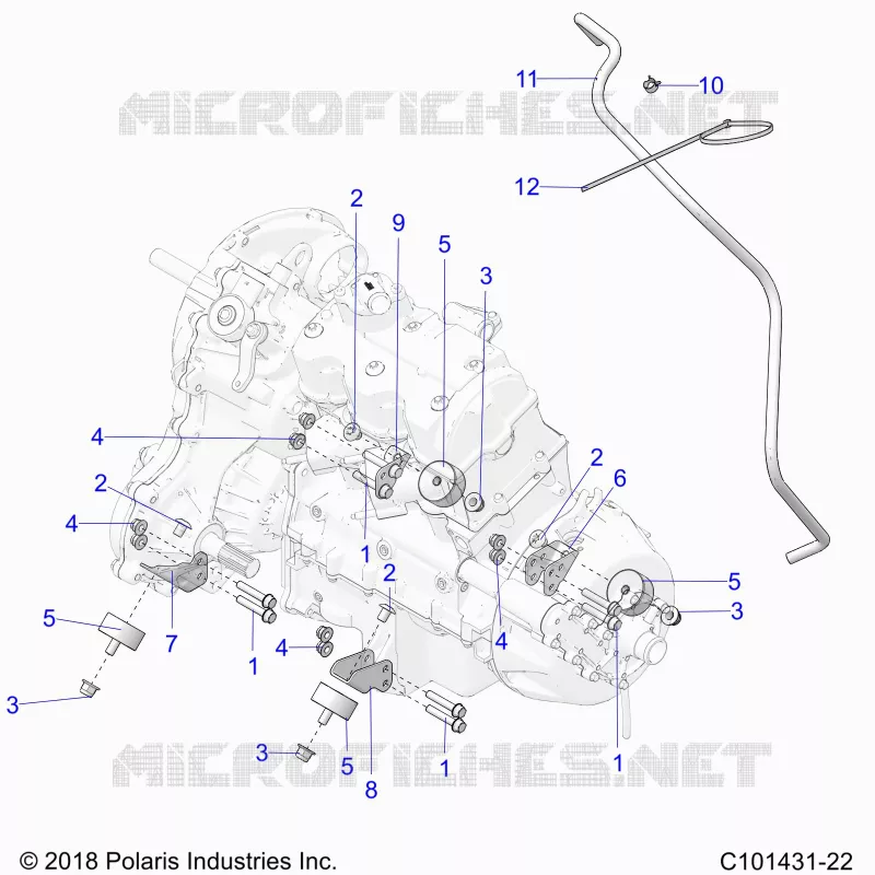 ENGINE, MOUNTING AND TRANSMISSION MOUNTING