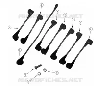 BATTERY INTERCONNECTS, NINE 8V BATTERIES