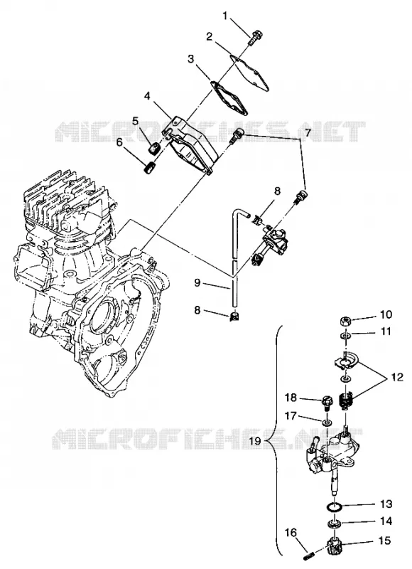 OIL PUMP 6X6 400L