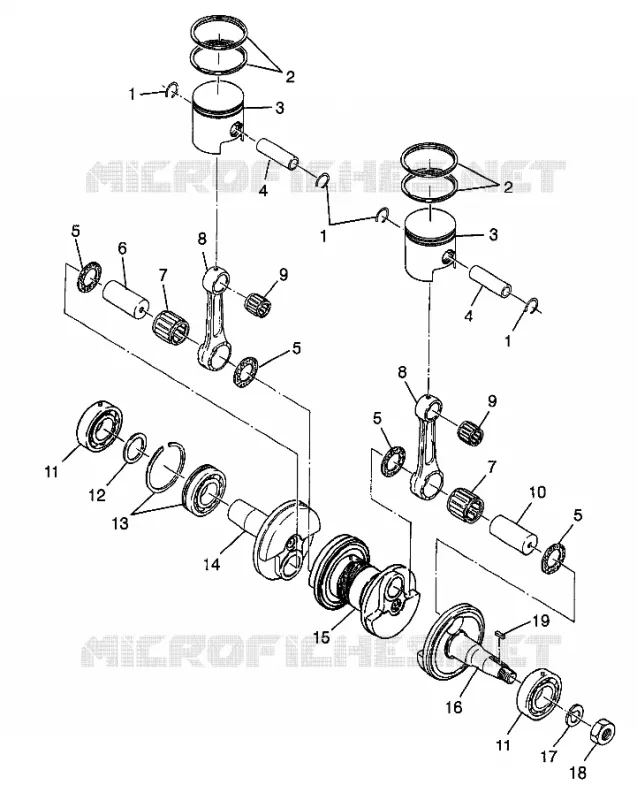 PISTON   CRANKSHAFT