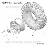 WHEELS, FRONT (TO 7/13/2020)