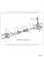 DRIVE TRAIN, FRONT GEARCASE (FROM 8/15/19)