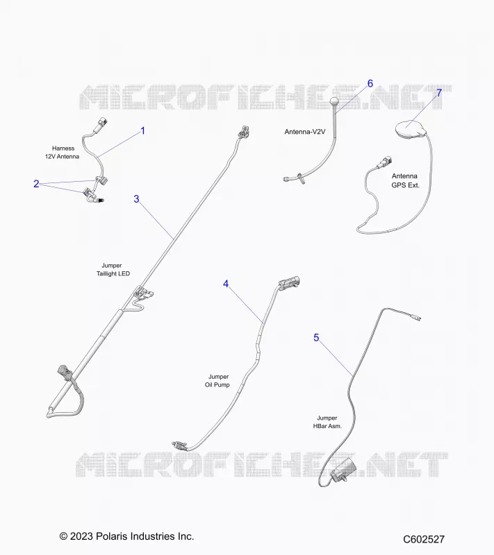 ELECTRICAL, JUMPER WIRES/ANTENNAS/HARNESS