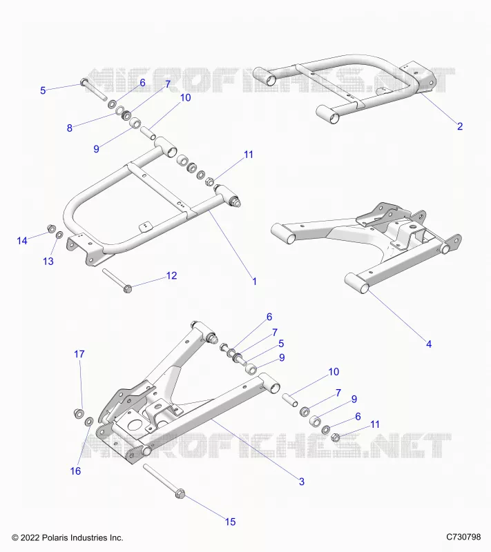 REAR SUSPENSION CONTROL ARMS