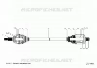 DRIVE TRAIN, REAR HALF SHAFT