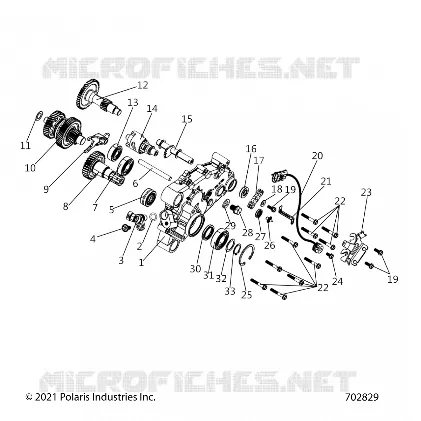 DRIVE TRAIN, MAIN GEARCASE