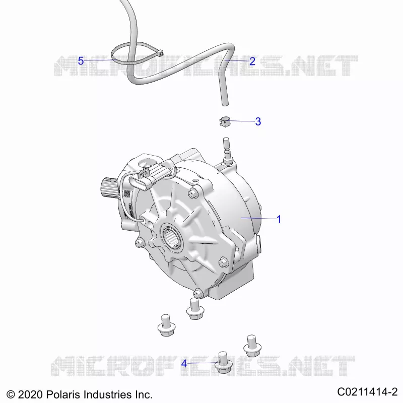 DRIVE TRAIN, FRONT GEARCASE MOUNTING