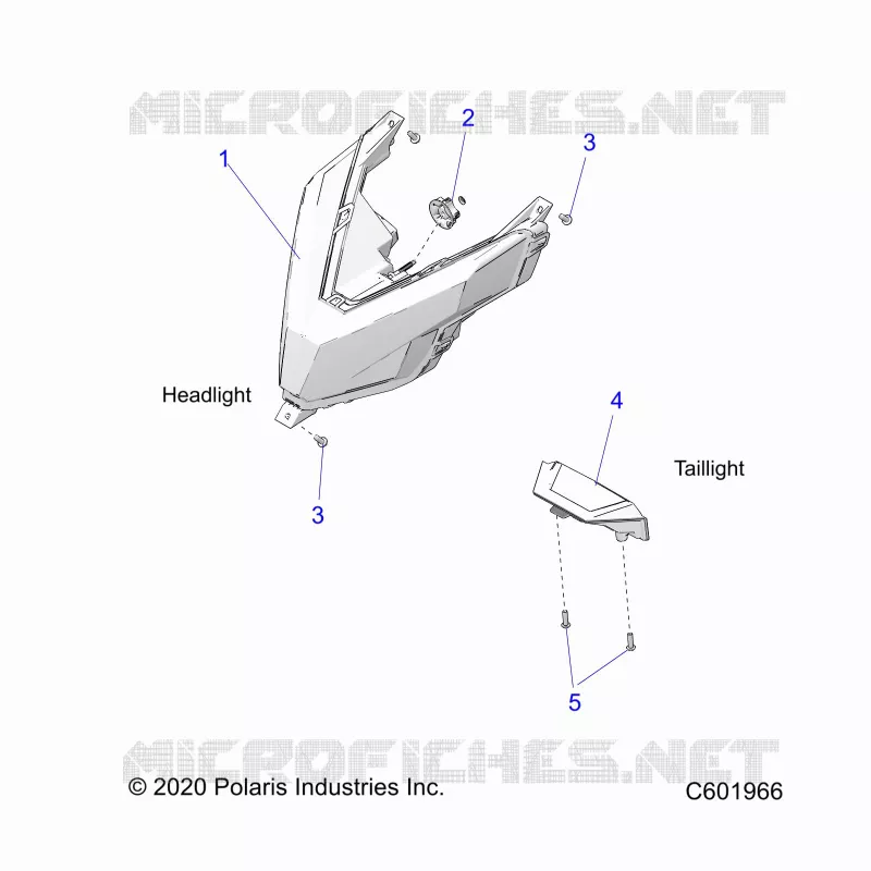 ELECTRICAL, HEADLIGHT AND TAILLIGHT