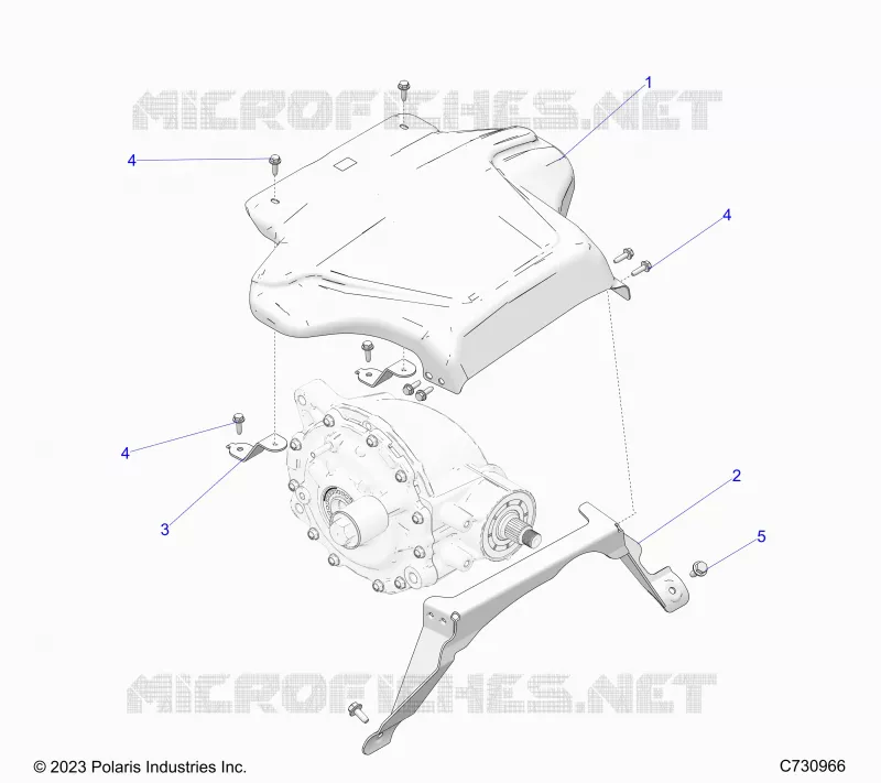 DRIVE TRAIN, HEAT SHIELDS