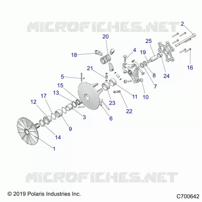 DRIVE TRAIN, PRIMARY CLUTCH