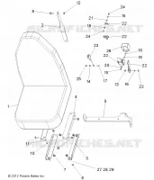SEAT, BUCKET, 6 PASSENGER