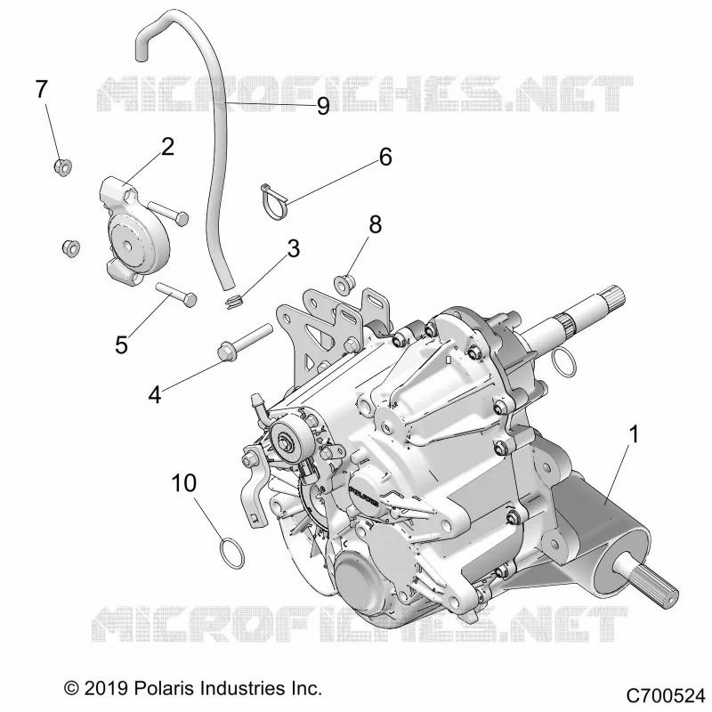DRIVE TRAIN, MAIN GEARCASE MOUNTING