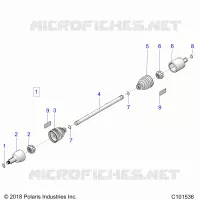 DRIVE TRAIN, DRIVE SHAFT, FRONT