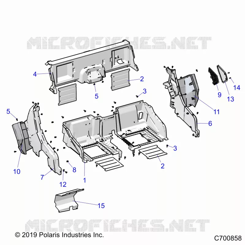 REAR BODYWORK CLOSEOFF AND FENDERS