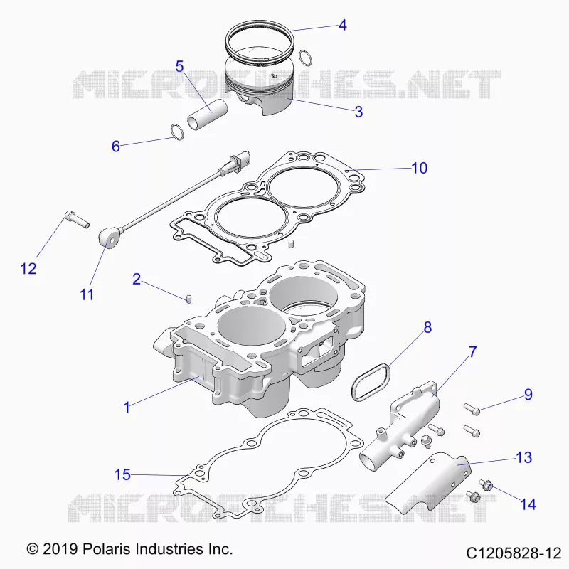 CYLINDER AND PISTON