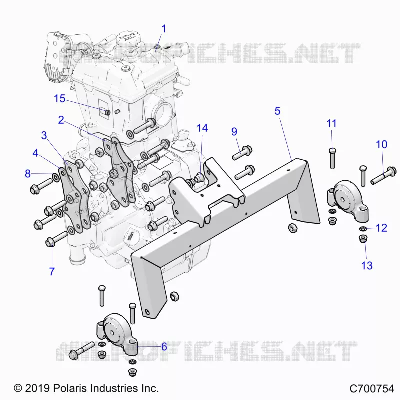 ENGINE, ENGINE MOUNTING