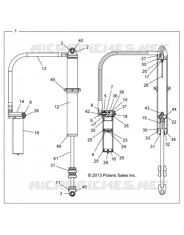SUSPENSION, REAR SHOCK