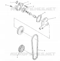 WATER PUMP 440 XCR 0951660 (4929112911C011)