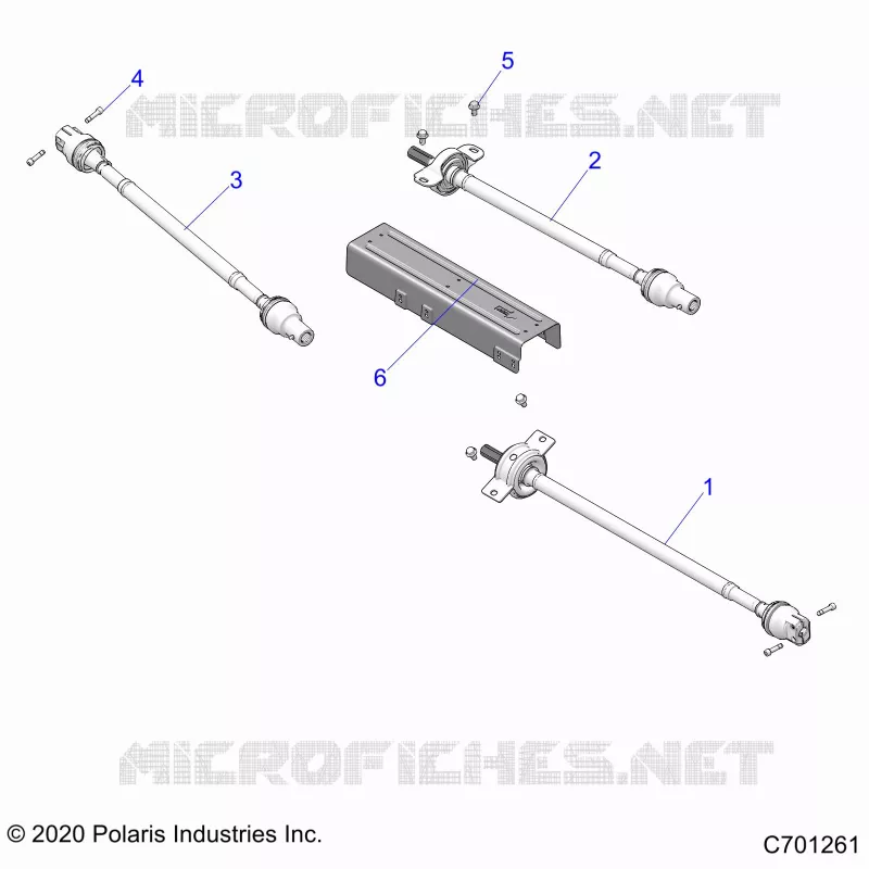 DRIVE TRAIN, FRONT, MID, REAR PROP SHAFT
