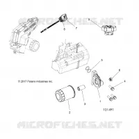 OIL FILTER AND DIPSTICK