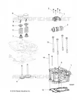 CYLINDER HEAD, CAM AND VALVES