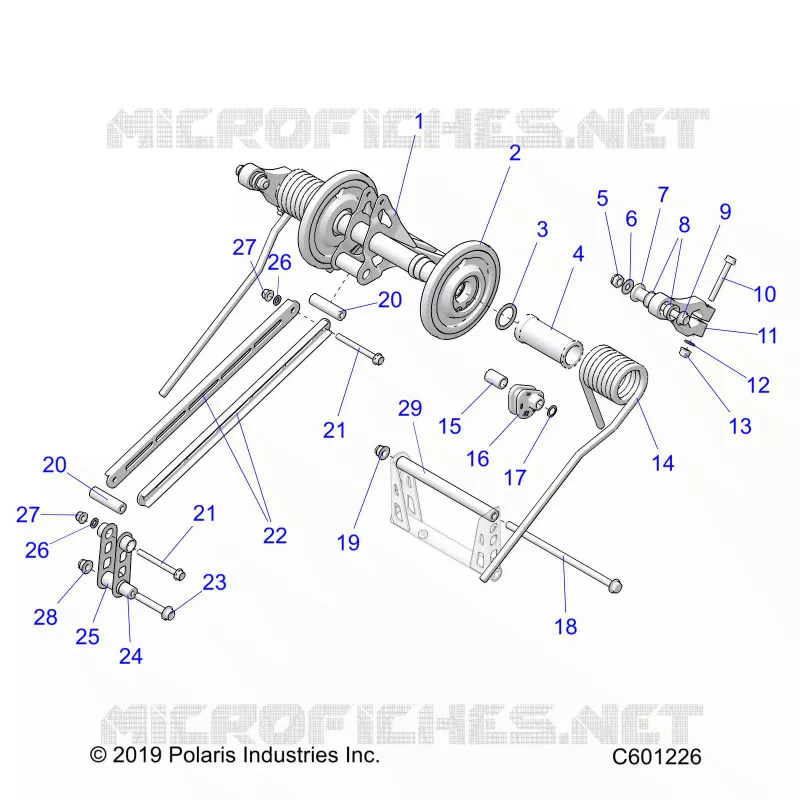 SUSPENSION, REAR TORQUE ARM