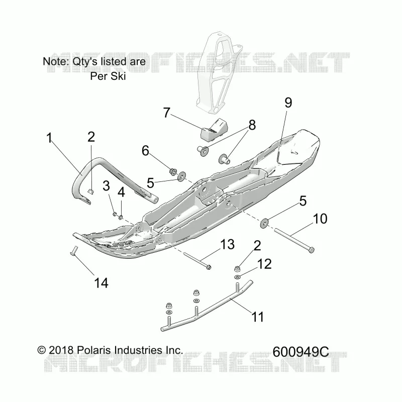 STEERING, SKI ASM.