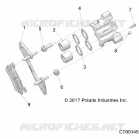BRAKES, REAR CALIPER