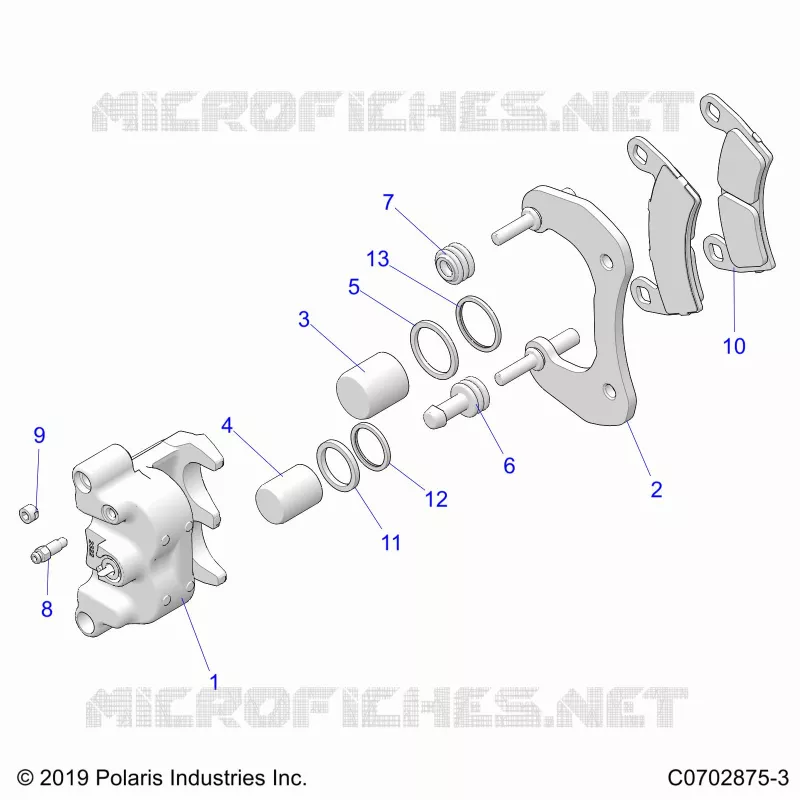 BRAKES, REAR CALIPER