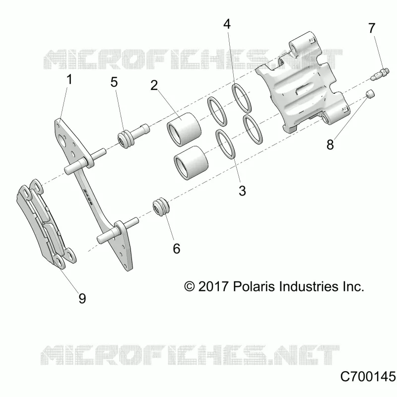 REAR BRAKE CALIPER