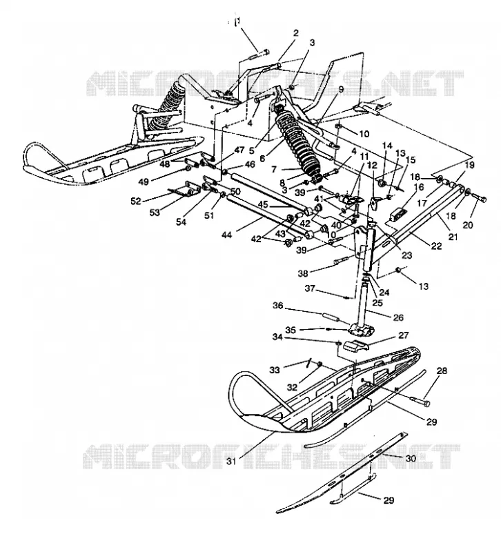 FRONT SUSPENSION AND SKI TRAIL DELUXE E940262 (49273827380011)