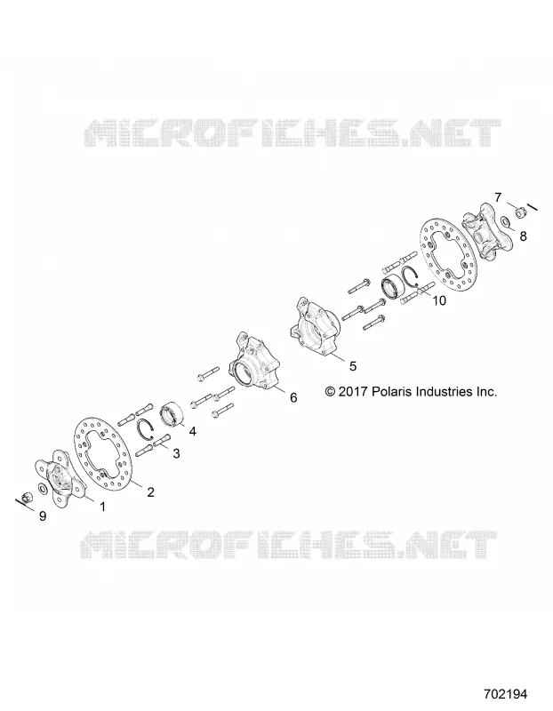 REAR SUSPENSION CARRIER AND HUB