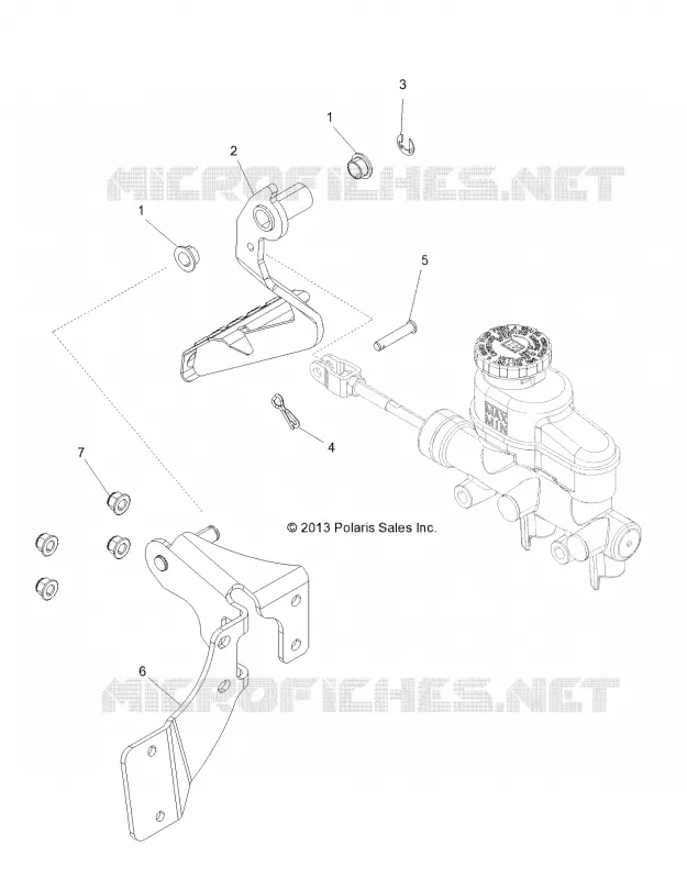 BRAKES, PEDAL AND MASTER CYLINDER
