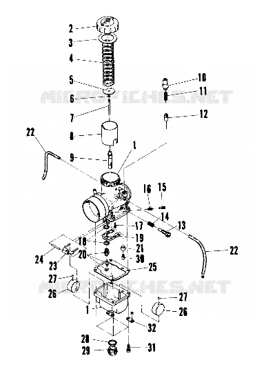 CARBURETOR (600 AND 600 SE) (4909500950049A)