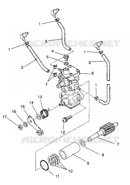 OIL PUMP ASSEMBLY RXL / 0930768 AND RXL SKS / 0930568 (4922992299034A)