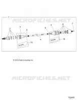 DRIVE TRAIN, HALF REAR SHAFT