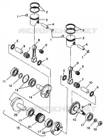 PISTON   CRANKSHAFT WIDETRAK LX 0982065 AND EUROPEAN WIDETRAK LX E982065 (4943884388C010)