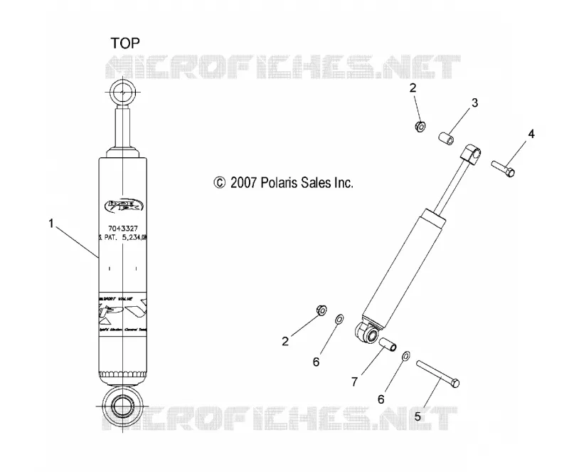 REAR TRACK SHOCK (7043327)