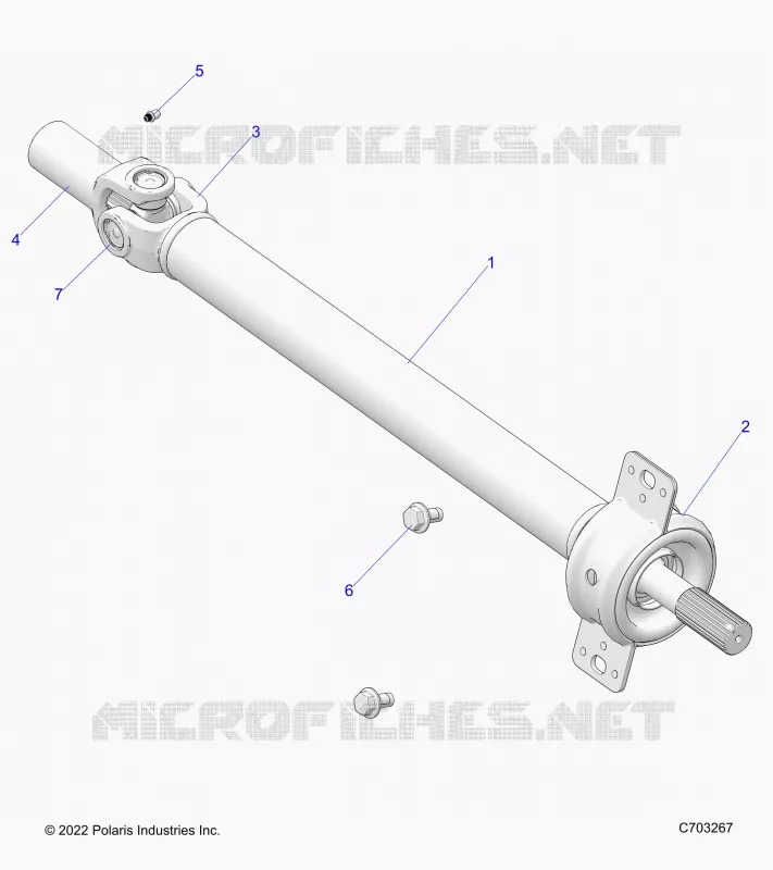 DRIVE TRAIN, PROP SHAFT,MID, BEARING