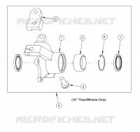 STEERING, KNUCKLE, LEFT, 7.56 DISC