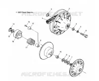 DRIVE TRAIN, SECONDARY CLUTCH