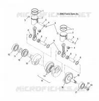 ENGINE, PISTON AND CRANKSHAFT