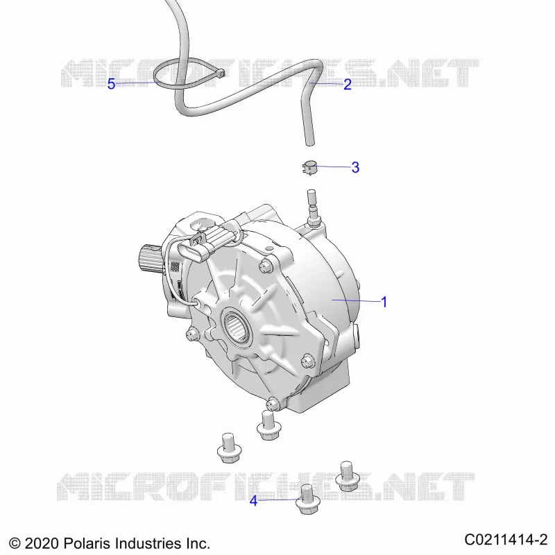 DRIVE TRAIN, FRONT GEARCASE MOUNTING