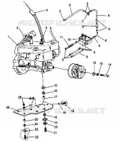 ENGINE MOUNTING LITE GT 0943133 (49250125010023)