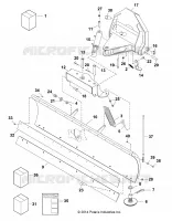 SNOW BLADE MAIN FRAME