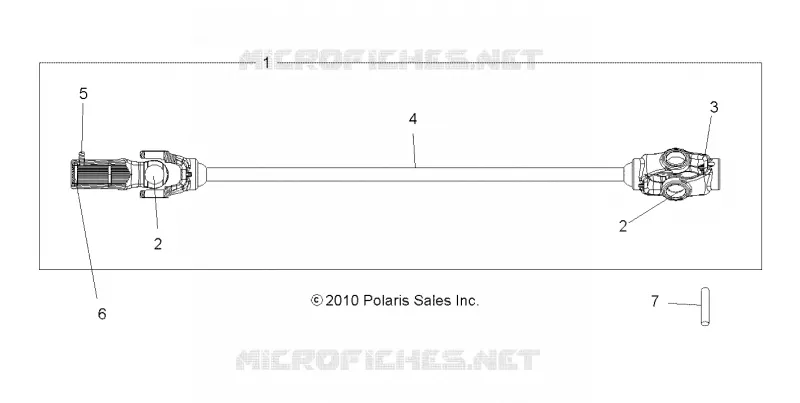 DRIVE TRAIN, FRONT PROP SHAFT